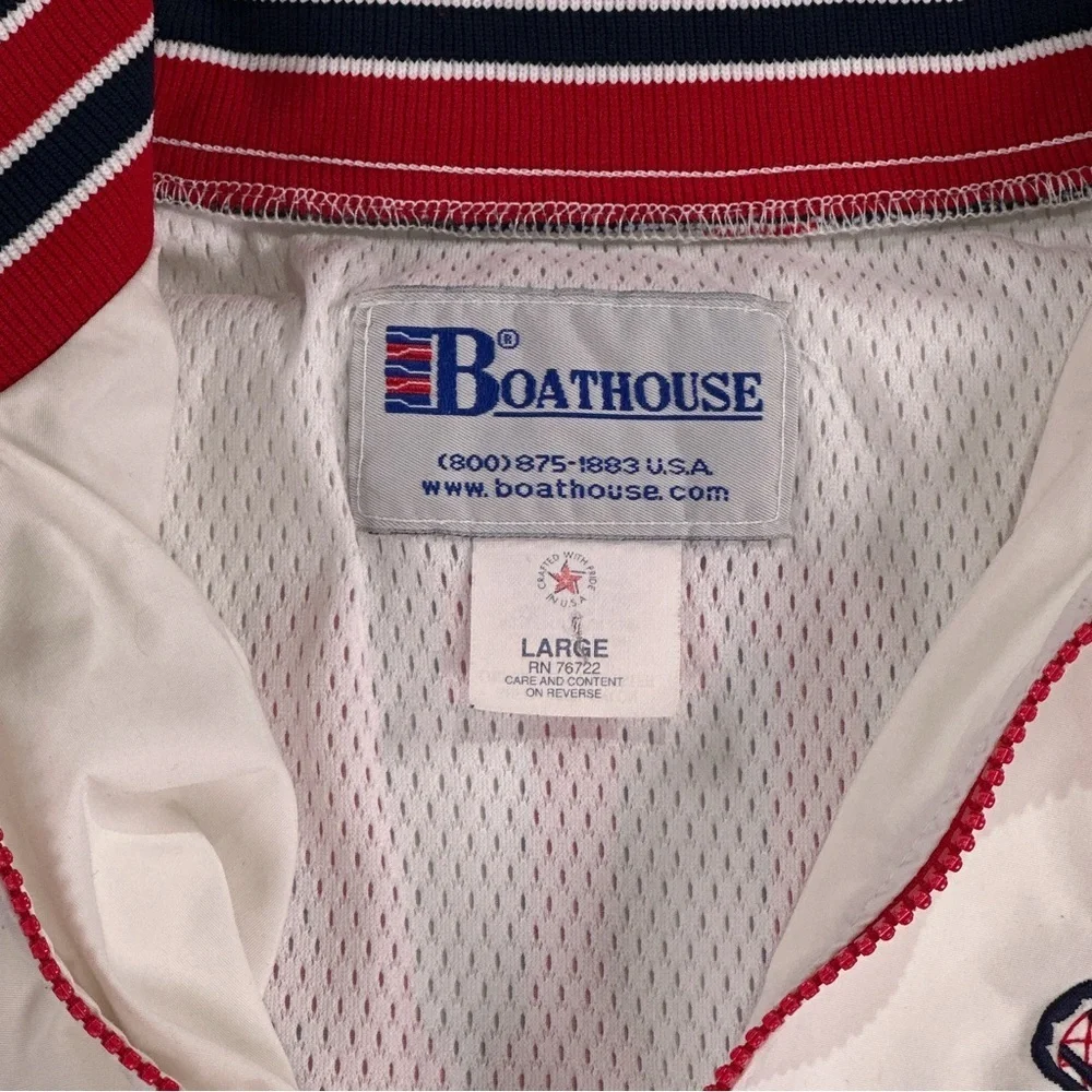 Boathouse Men’s Vintage Lacrosse Jacket 90s Windbreaker Large